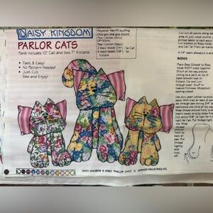 Daisy Kingdom “parlor cats”